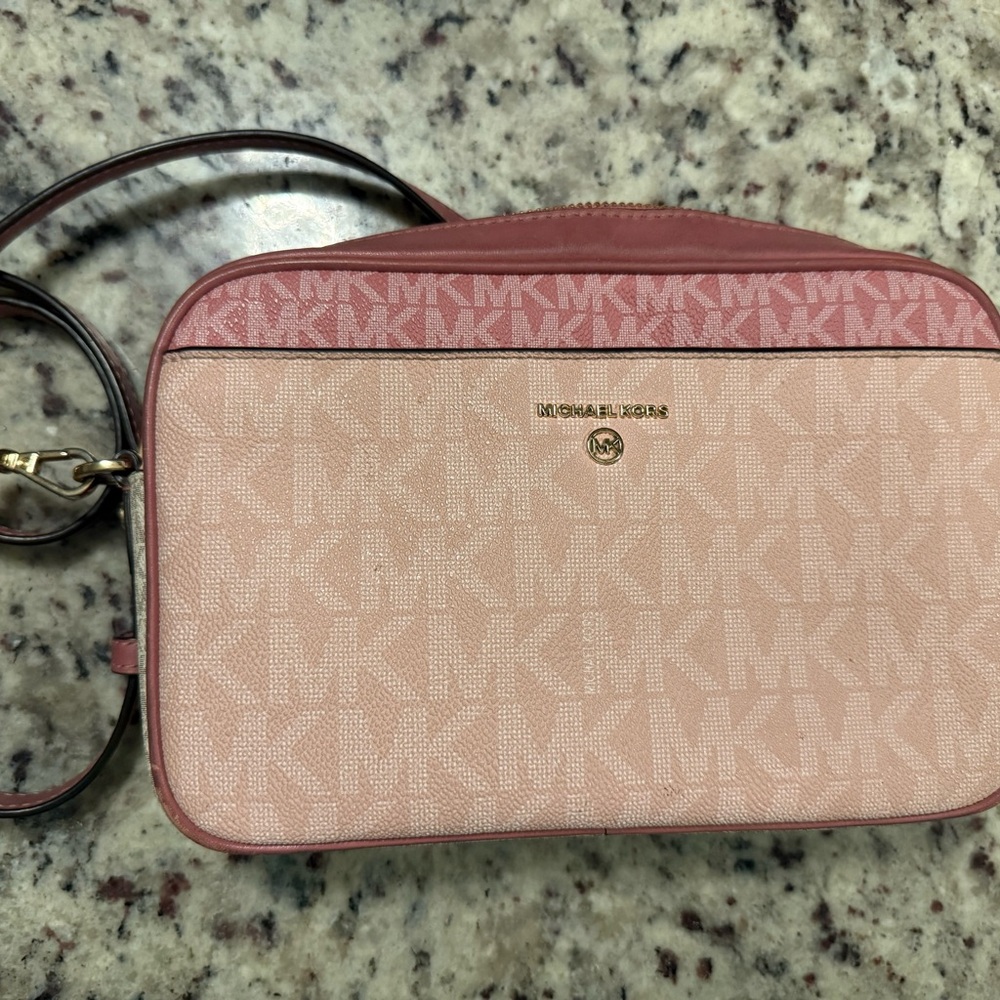 Michael Kors Two-Tone Pink Crossbody Bag